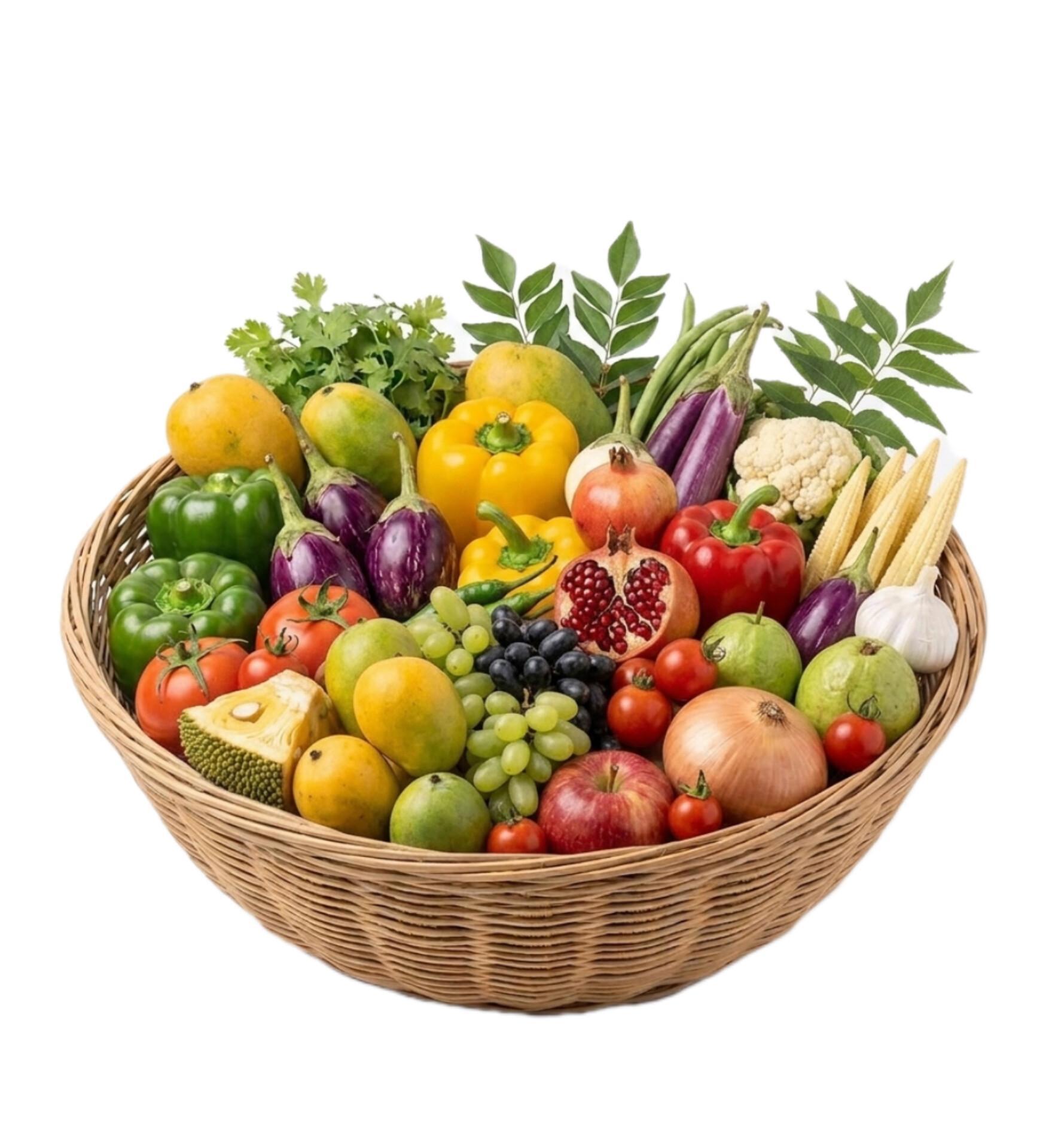Jaivik Weekly Fruit & Vegetable Basket